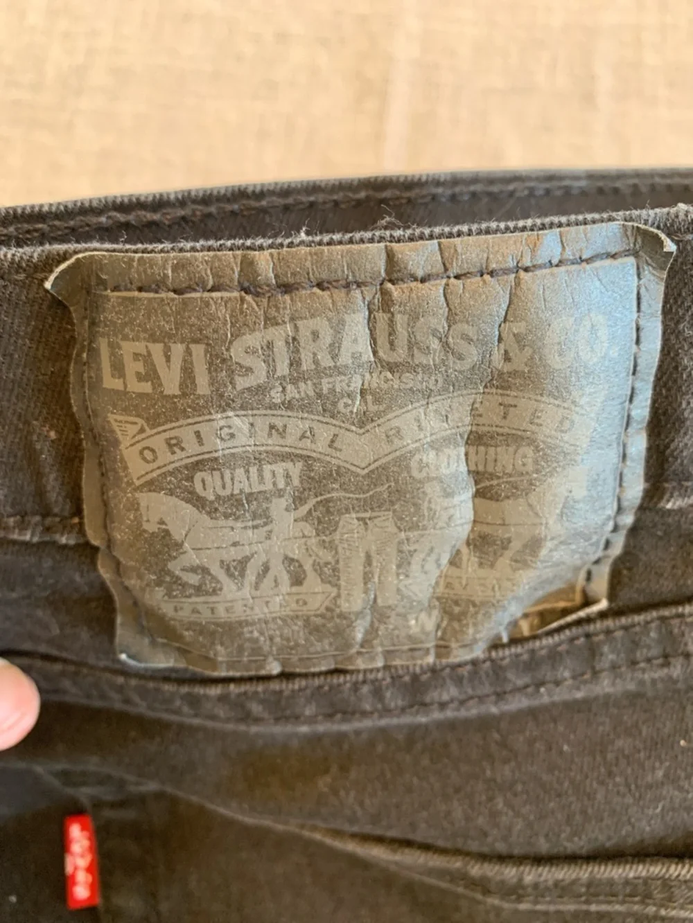 LEVI’S 511 Black Straight Jeans Classic Five-Pocket Boyfriend Denim 30x32 EUC